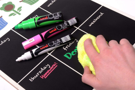 marqueurs craie colorés posca - Craies, tableaux, ardoises – 10doigts.fr