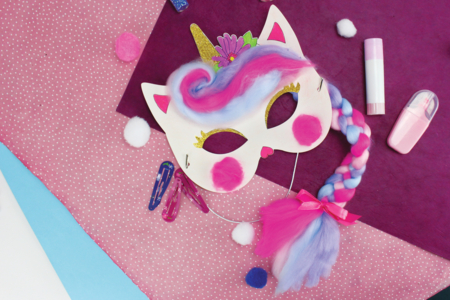 masque licorne - Activités manuelles Carnaval, Mardi gras – 10doigts.fr
