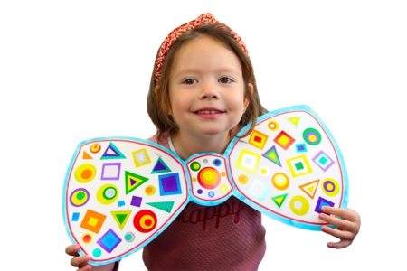 maxi noeud de clown - Kits créatifs Carnaval - Activités manuelles et de bricolage pour Carnaval – 10doigts.fr