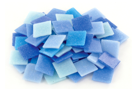 MOSAIQUE BLEU - Mosaïques en verre – 10doigts.fr