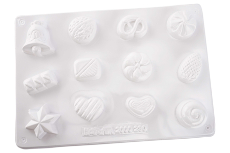 moule plastique chocolats - Moules pour plâtre, savon, béton ... – 10doigts.fr