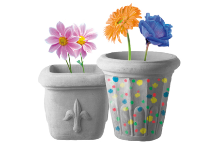 Pain de 500 gr de pâte à modeler effet béton - Pâtes à modeler autodurcissantes – 10doigts.fr