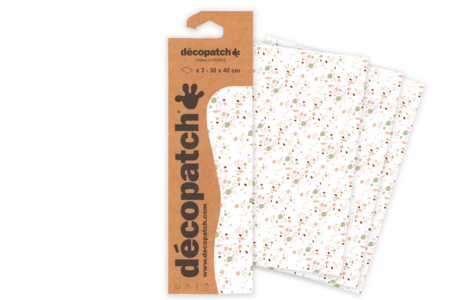 papier effet terrazzo - Papiers Décopatch – 10doigts.fr