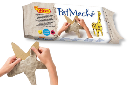 Papier mâché prêt à l'emploi - Papier mâché - Pâtes auto-durcissantes – 10doigts.fr