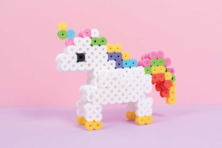 Perles à repasser XL, couleurs pastel - 1000 perles  - Perles à repasser 1 cm – 10doigts.fr