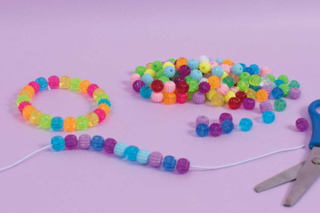 perles citrouilles bracelet - Perles Plastique – 10doigts.fr