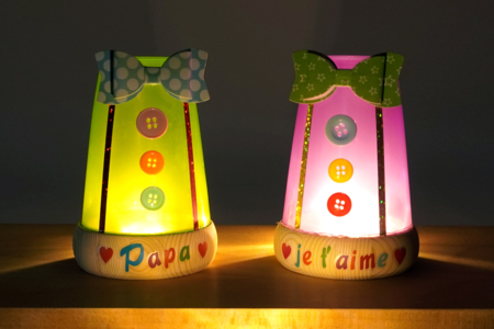 photophore chemise cadeau fête des pères DIY - Activités manuelles fête des pères – 10doigts.fr