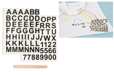 planche transfert alphabet - Transferts et Thermocollants – 10doigts.fr