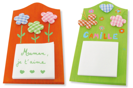 Planchettes Mémo vichy - Activités manuelles fête des mères – 10doigts.fr