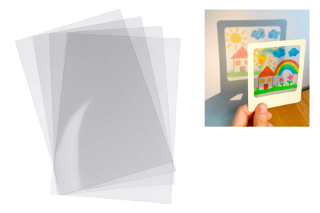 Plaques en rhodoïd - 10 feuilles - Film plastique, rhodoïd – 10doigts.fr