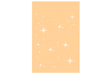 Pochoir ciel étoilé  - Pochoir frise – 10doigts.fr