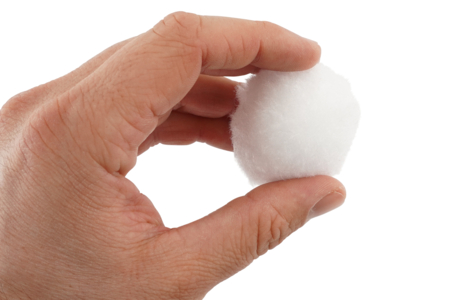 pompons blanc 4 cm - Pompons – 10doigts.fr