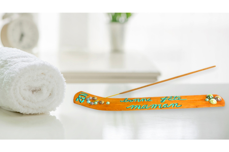 porte encens maman - Objets bois pour la maison – 10doigts.fr