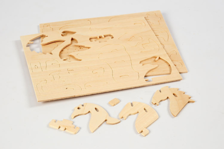 puzzle cheval - Maquettes en bois – 10doigts.fr