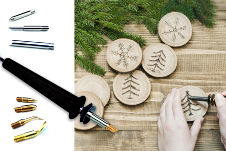 pyrograveur 8 gouges - Pyrogravure – 10doigts.fr