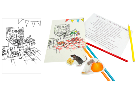 rat des villes - Kits créatifs gommettes – 10doigts.fr