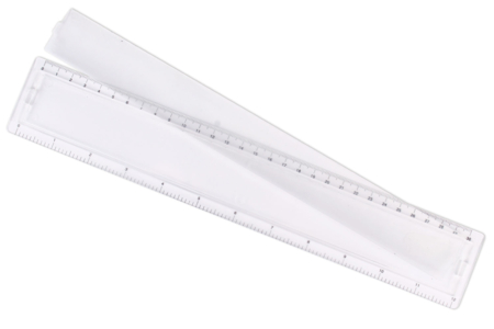 règle millimétrée en plastique - Plastique Transparent – 10doigts.fr