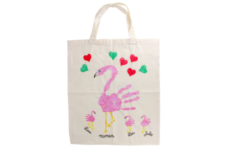 sac en coton peinture - Coton, lin - Textiles – 10doigts.fr
