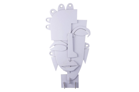 sculpture visage - Décors en carton – 10doigts.fr