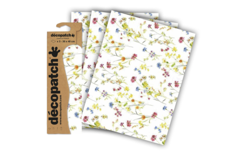Set de 3 feuilles Décopatch N°851 - Papiers Décopatch – 10doigts.fr