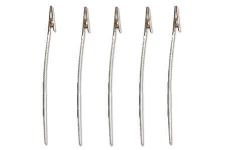 set de 5 clips metal pince - Clips et mousquetons – 10doigts.fr