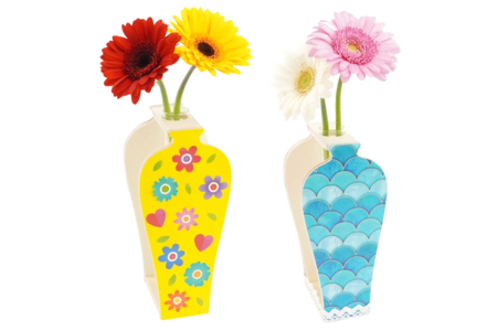 soliflore bois decorer - Objets pour le bureau – 10doigts.fr