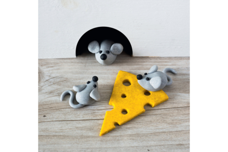 souris en fimo - Pâtes Polymères – 10doigts.fr