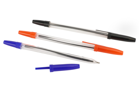 stylo bille rouge bleu noir - Ecriture – 10doigts.fr