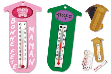 Thermomètre - Activités manuelles fête des mères – 10doigts.fr