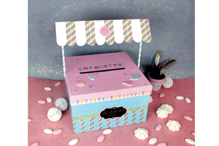 urne mariage carrée - Boîtes en carton – 10doigts.fr