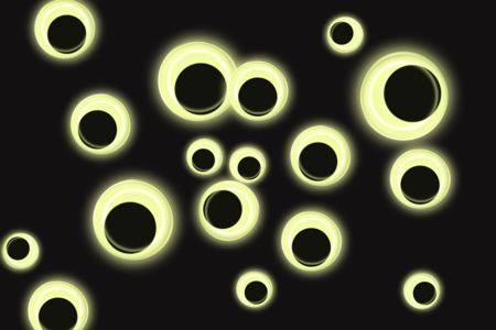 yeux mobiles phosphorescent - Yeux mobiles – 10doigts.fr