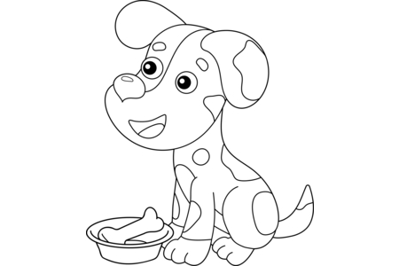 Coloriage Animaux-domestique4 – 10doigts.fr