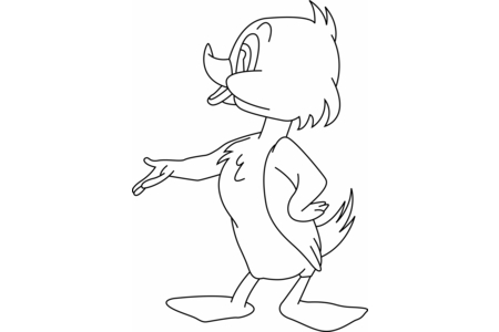 Coloriage Canard 28 – 10doigts.fr