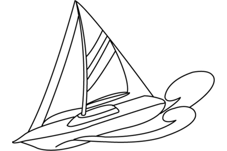 Coloriage Bateau 01 – 10doigts.fr