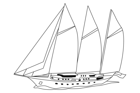 Coloriage Bateau 21 – 10doigts.fr