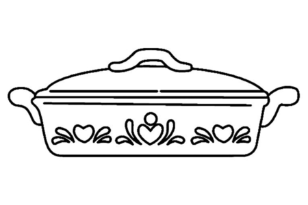 Coloriage Plat 01 – 10doigts.fr