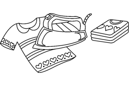 Coloriage Repassage 01 – 10doigts.fr