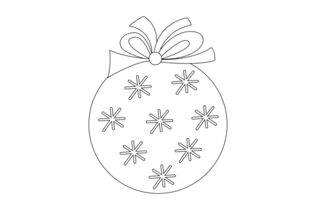 Coloriage Boules de Noël 08 – 10doigts.fr