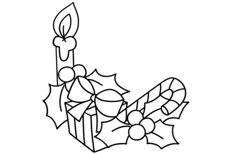 Coloriage Noël 04 – 10doigts.fr