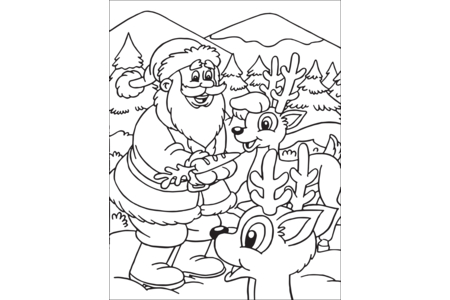 Coloriage Noel 36 – 10doigts.fr