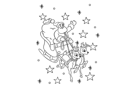 Coloriage Noel 43 – 10doigts.fr