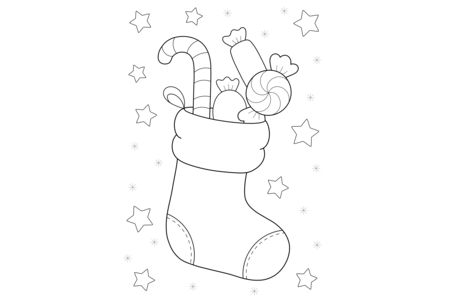 Coloriage Noel 51 – 10doigts.fr