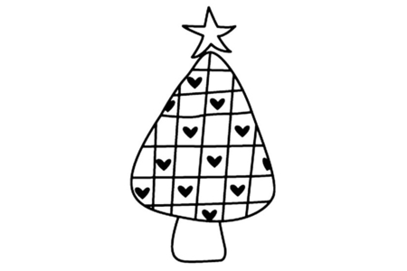 Coloriage Sapin 08 – 10doigts.fr