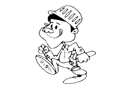 Coloriage Ouvrier 01 – 10doigts.fr