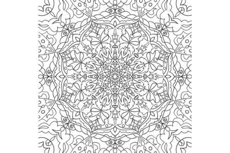 Coloriage Mandala11 – 10doigts.fr
