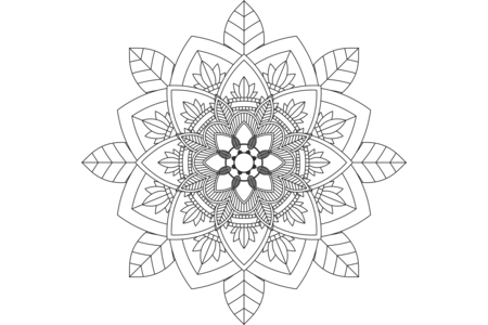 Coloriage Mandala14 – 10doigts.fr