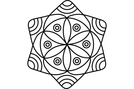 Coloriage Mandala2 – 10doigts.fr