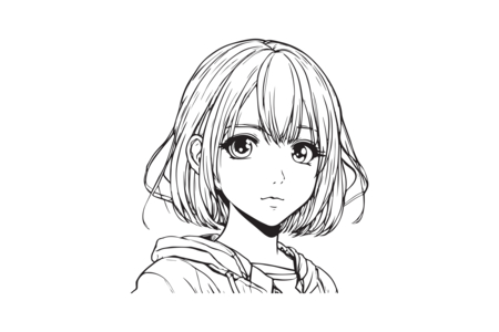 Coloriage Manga 27 – 10doigts.fr