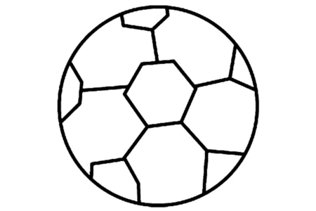 Coloriage Sport ballon 01 – 10doigts.fr