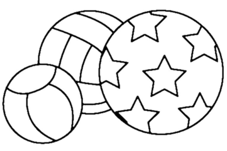 Coloriage Sport ballon 03 – 10doigts.fr